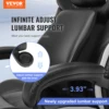 VEVOR Heavy Duty Executive Office Chair with Cutting-edge Adjustable Lumbar Support High Back PU Leather Ergonomic Office Chair 2