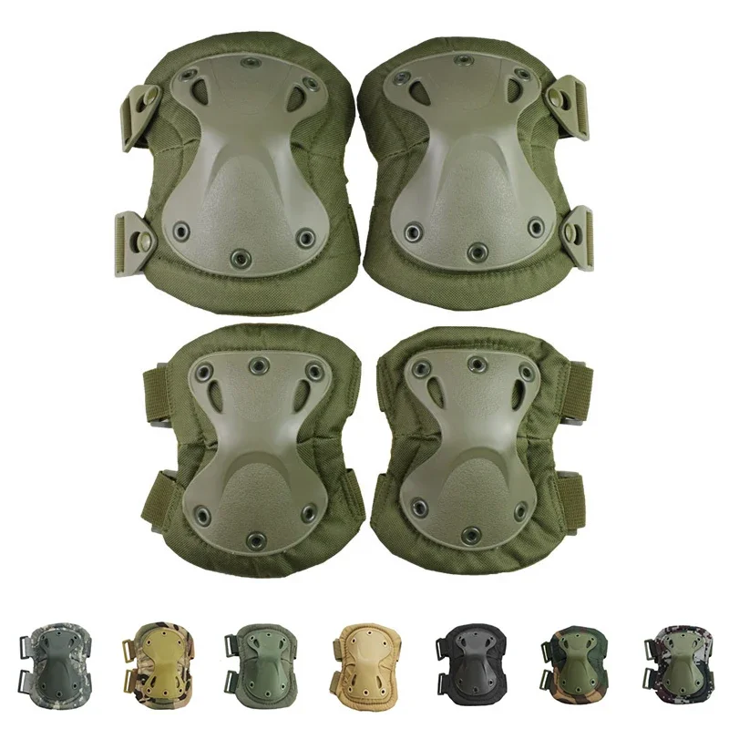 knee pads Tactical Knee Pad Elbow CS Military Protector Army Airsoft Outdoor Sport Hunting Kneepad Safety Knee Gear Protective Knees Pads