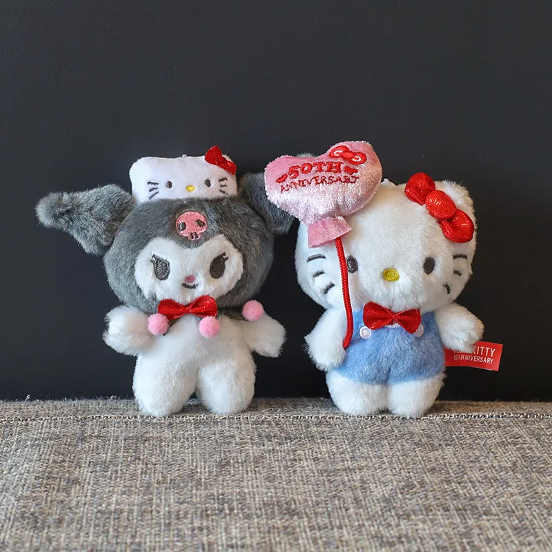 Kitty Hello Kitty Pendant Cute Kulomi Ugly Fishing Plush Doll Jade Cinnamon Dog Bag Pendant Movie Birthday Gift Christmas