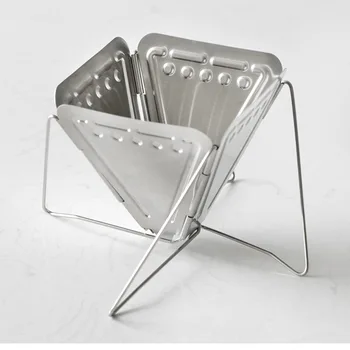 Pour Over Coffee Dripper, Folding Stainless Steel Coffee Drip Rack, Portable Pour Over for Office Home Travel Picnic Camping