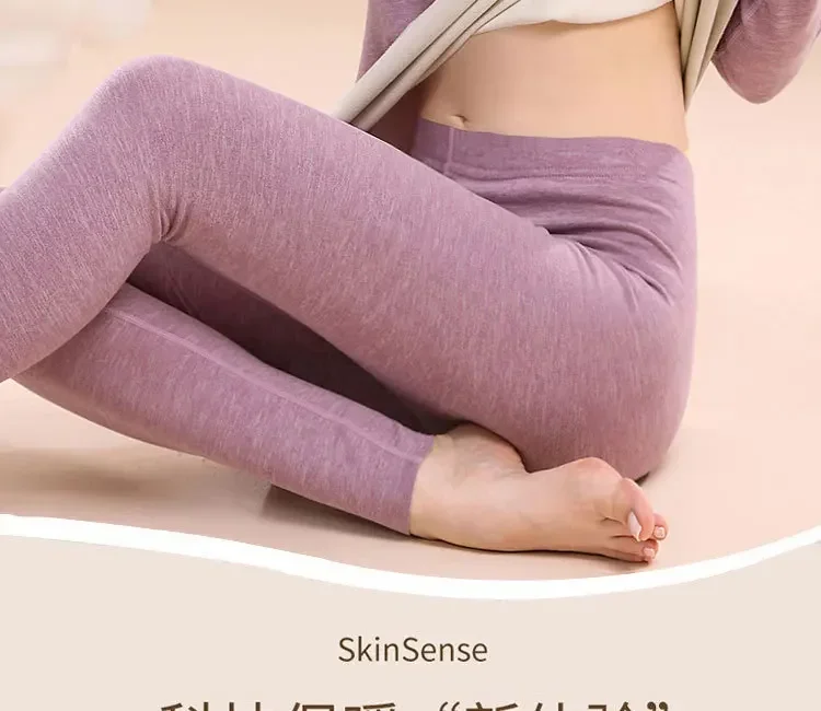 Description Picture 4 of itemWomen's Thermal Underwear Set First Base Layer Long Johns Fleece Lined Undershirt for Winter Cold Weather Thermal Clothing