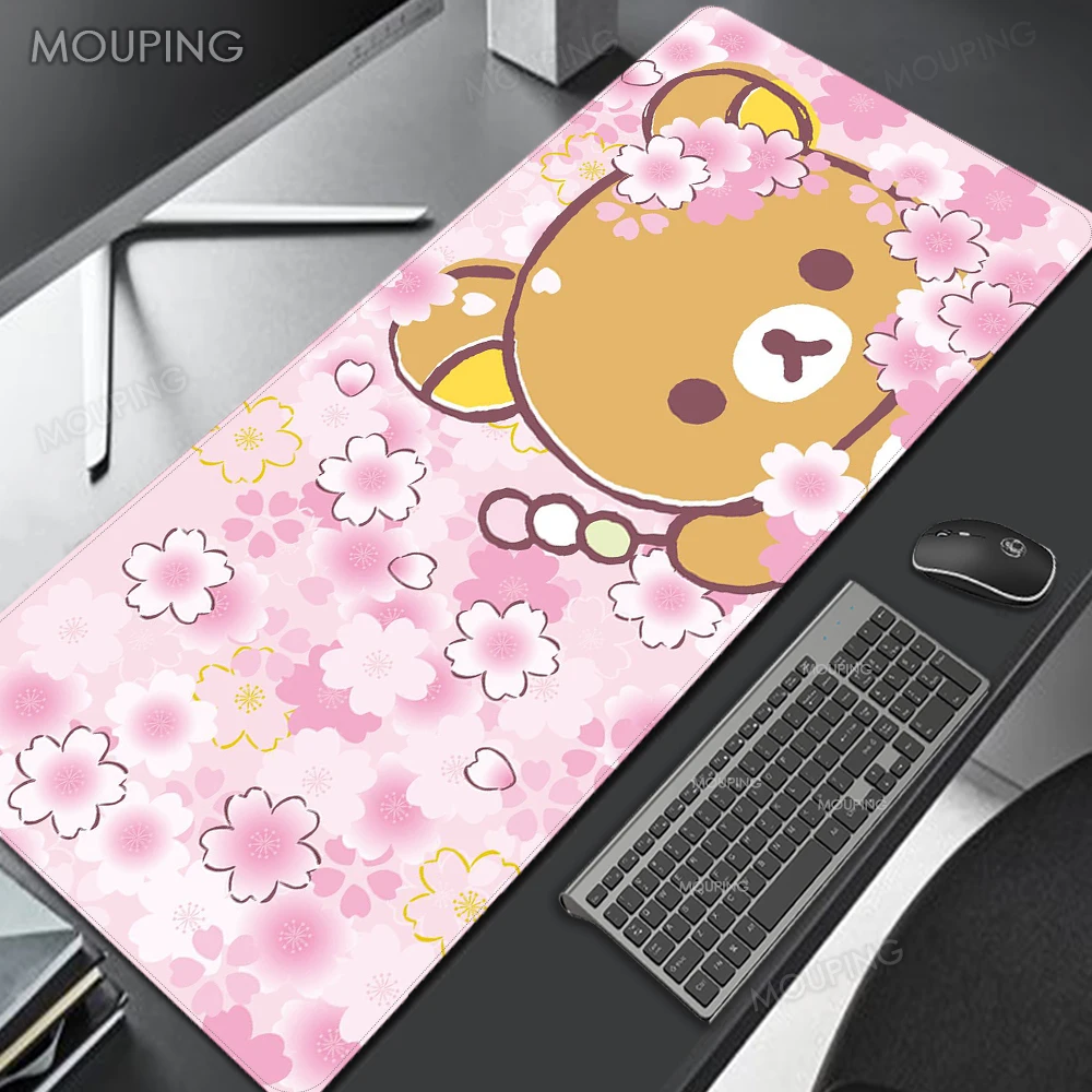 Розовый игровой коврик для мыши Kawaii 90x4 0 Xxl милый Настольный девочек аниме 900*400