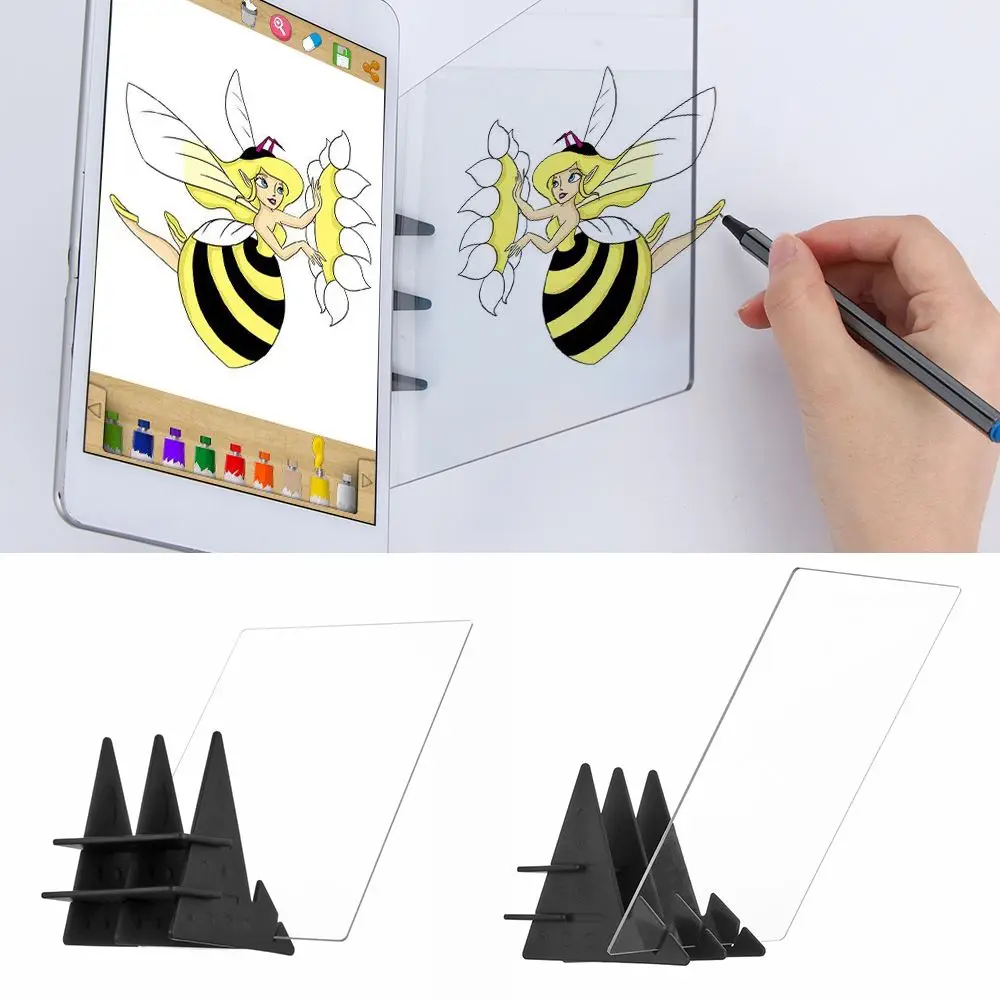 Projection Plotter Mirror Plate Sketch Drawing Board Painting Stand Dimming Bracket Optical Image Drawing Drawing Board