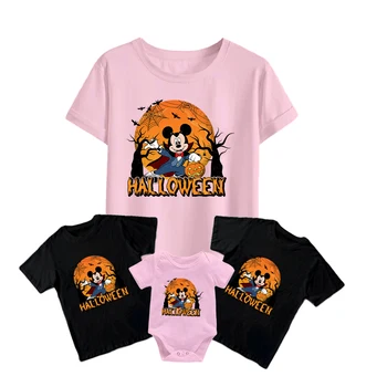 Children's Halloween Costumes Disney Family Sweatshirts Family Parent-Child Wear Parents and Children Newborn T-Shirts Bodysuits 1
