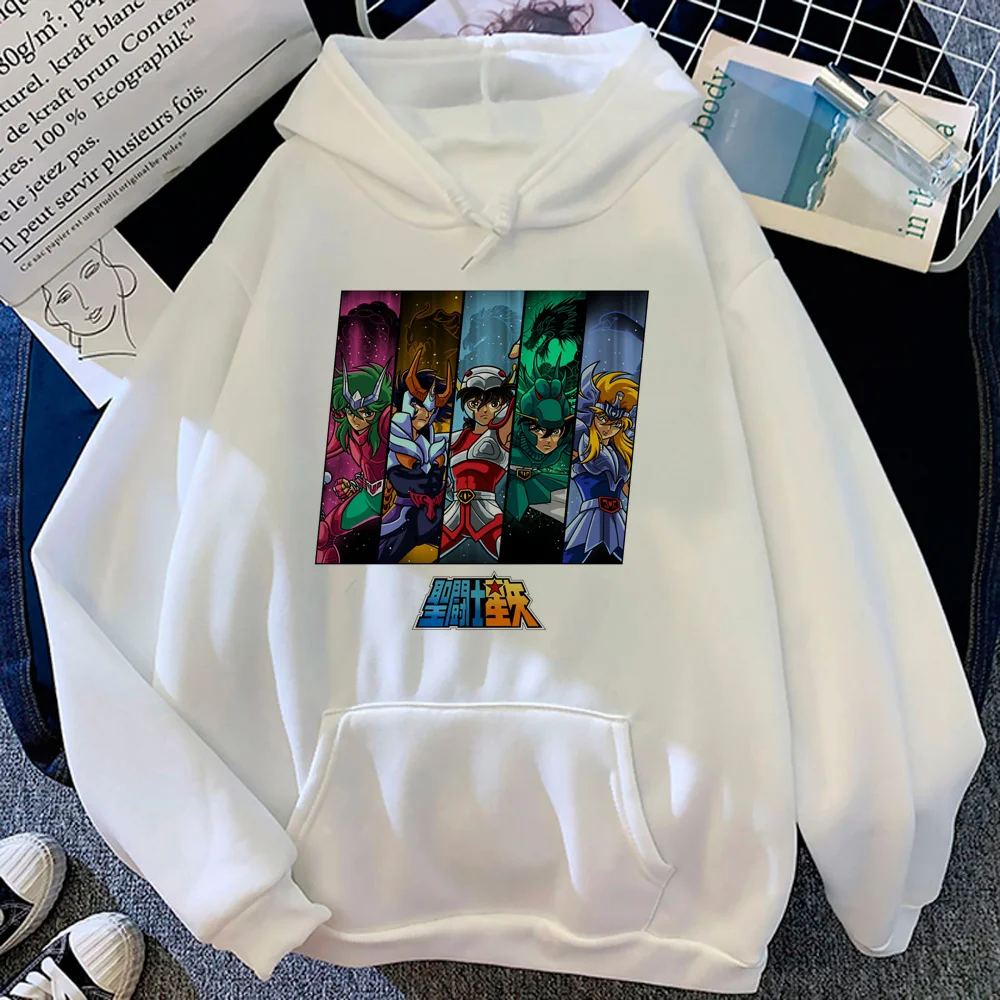 

Knights of the zodiac hoodies men funny harajuku sweat y2k Hood man Korean style Pullover