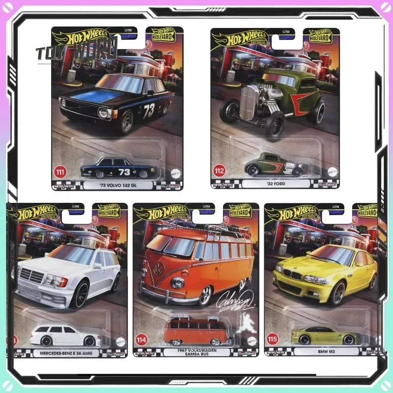 Hot Wheels Boulevard Volkswagen Samba Bus Mercedes Benz E 36 AMG BMW M3