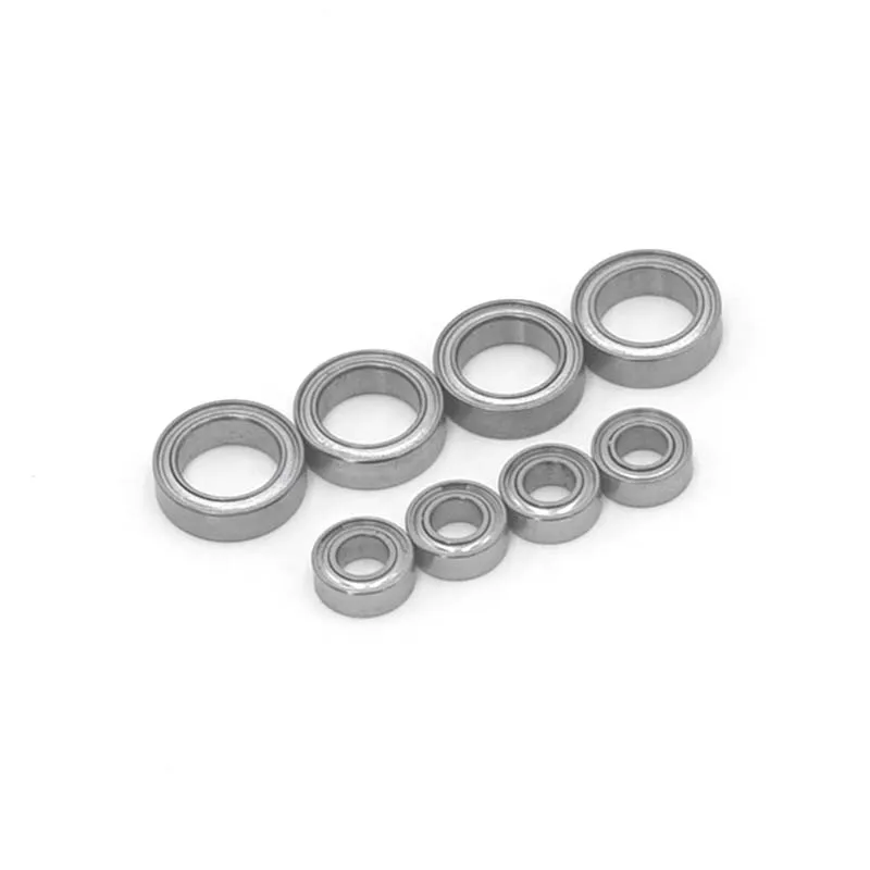 8Pcs Ball Bearings 4x8x3 8x12x3.5 For HSP E18 WLtoys A949 A959 A969 A979 A959-B A949-33 A949 1/18 RC Car Spare Parts 2
