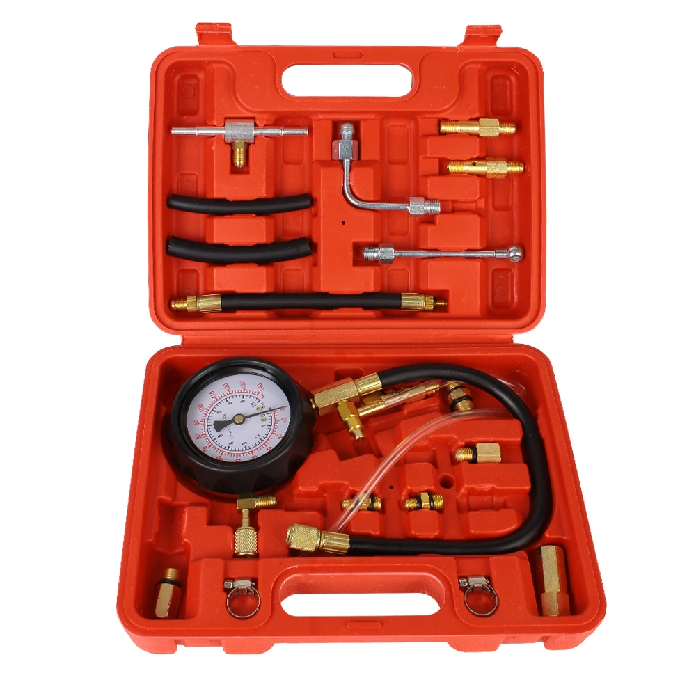 

Auto Diagnostics Tools Quick Coupling 0~140psi 0~10bar For Fuel Injection Pump Tester Car Test Set TU-114 Fuel Pressure Gauge