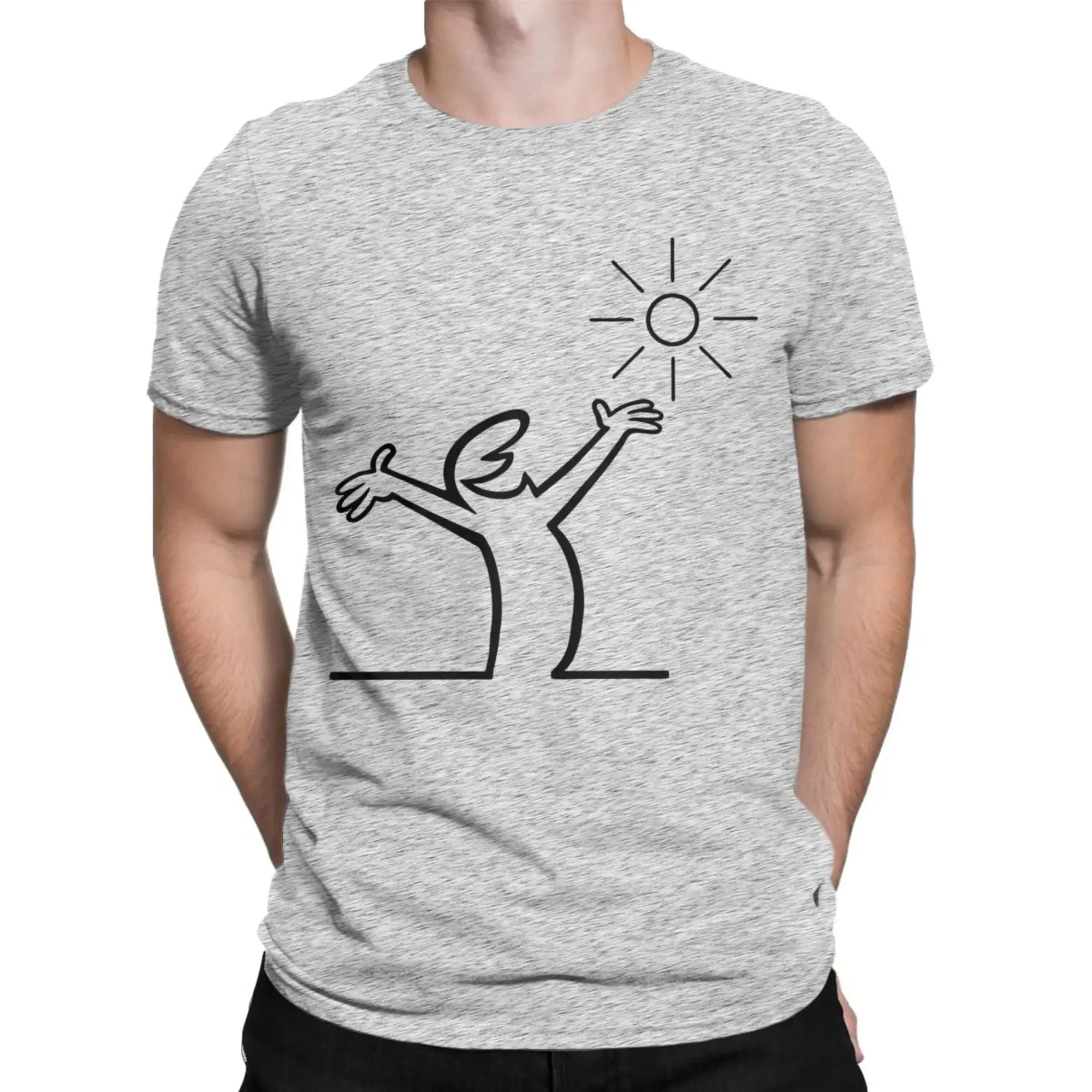 Men's Versatile Cotton Printed T-Shirt - Casual, Comfortable & Trendy