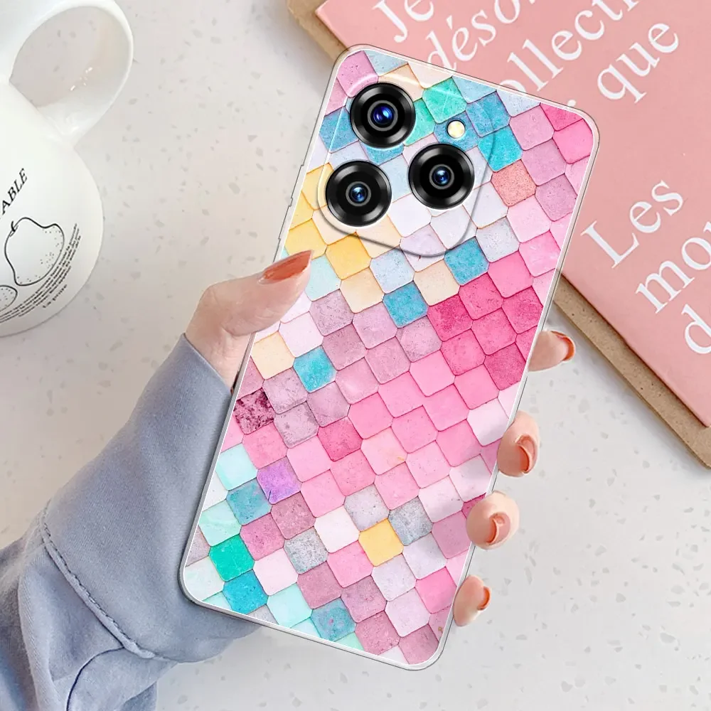 Clear Shockproof Silicone Phone Case - Fashionable Soft TPU Back Cover