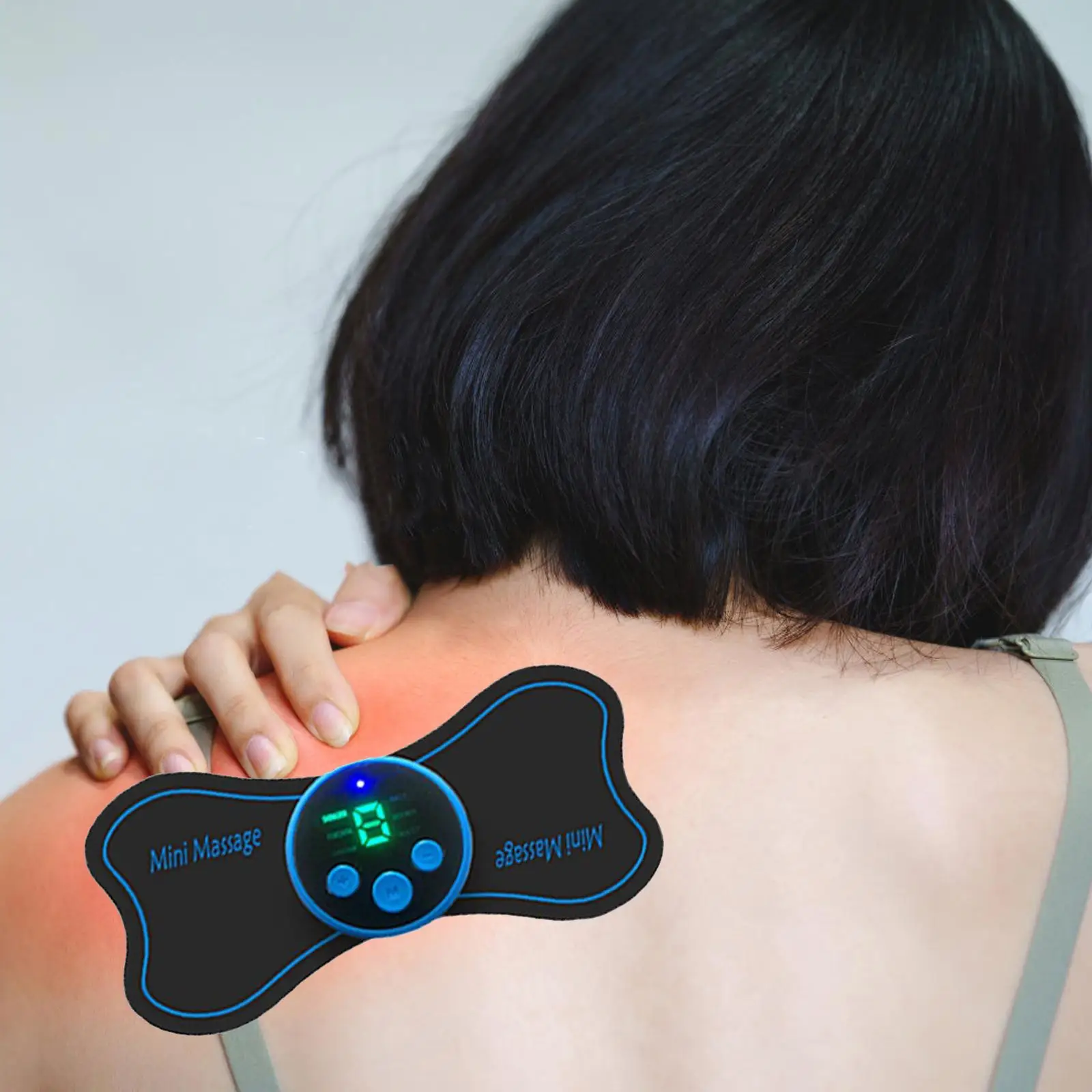 

Massage Patch Full Body Relaxation Machine Easy Use Mini Massage Device Cervical Massage Pad for Whole Body Legs Foot Arms Neck