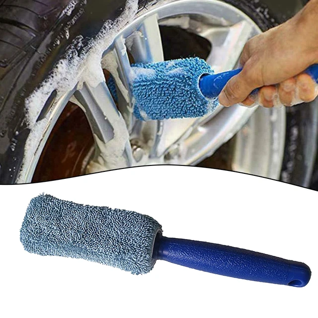 Car Rim Brush Car Tire Brush Rim Cleaner Brush Short Handle Microfiber Car Rim  Cleaning Brush Wheel Brushes For Car Detailing - AliExpress