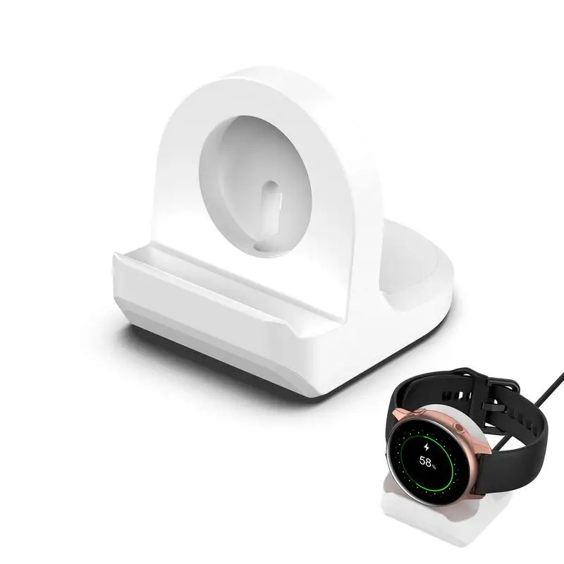 

Портативная подставка для зарядки часов, силиконовая подставка для умных спортивных часов, Держатель зарядного устройства, Аксессуары для Samsung ForGalaxy Watch 5/5pro