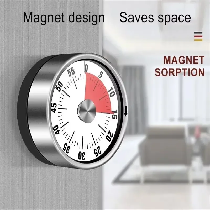 Visual Timer Mechanical Countdown Timers Kitchen Classroom Baking Clock for Teaching Meeting Cookin Working visual timer 1pc