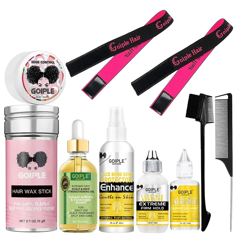 GOIPLE Waterproof Lace Wig Glue Front Adhesive Tape Remover Skin