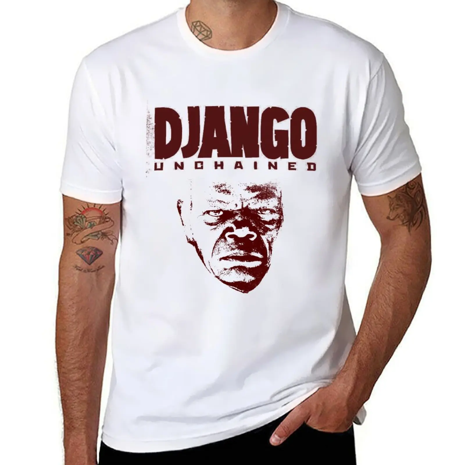 

Django - Stephen T-shirt heavyweights hippie clothes Short sleeve tee Blouse T-shirt men