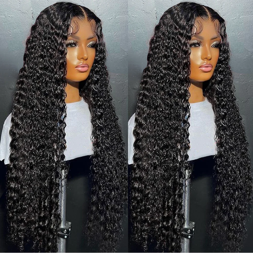 Water Wave 13x6 Lace Front Wigs Wet And Wavy Human Hair Lace Frontal Wigs 13x4 HD Lace Frontal Wig Curly Human Hair Wigs