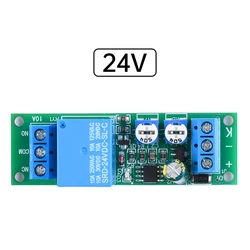 Advanced Dual - Delay Adjustable Relay Module - Delayed On/Off Functionality (DC 24V)