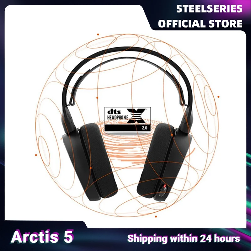 SteelSeries Arctis 5 dźwięk przestrzenny RGB gamingowy zestaw