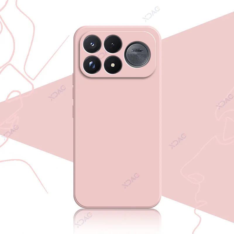 Enhanced Silicone Phone Case with Upgraded Camera Protection and Soft Anti-Scratch Microfiber Lining