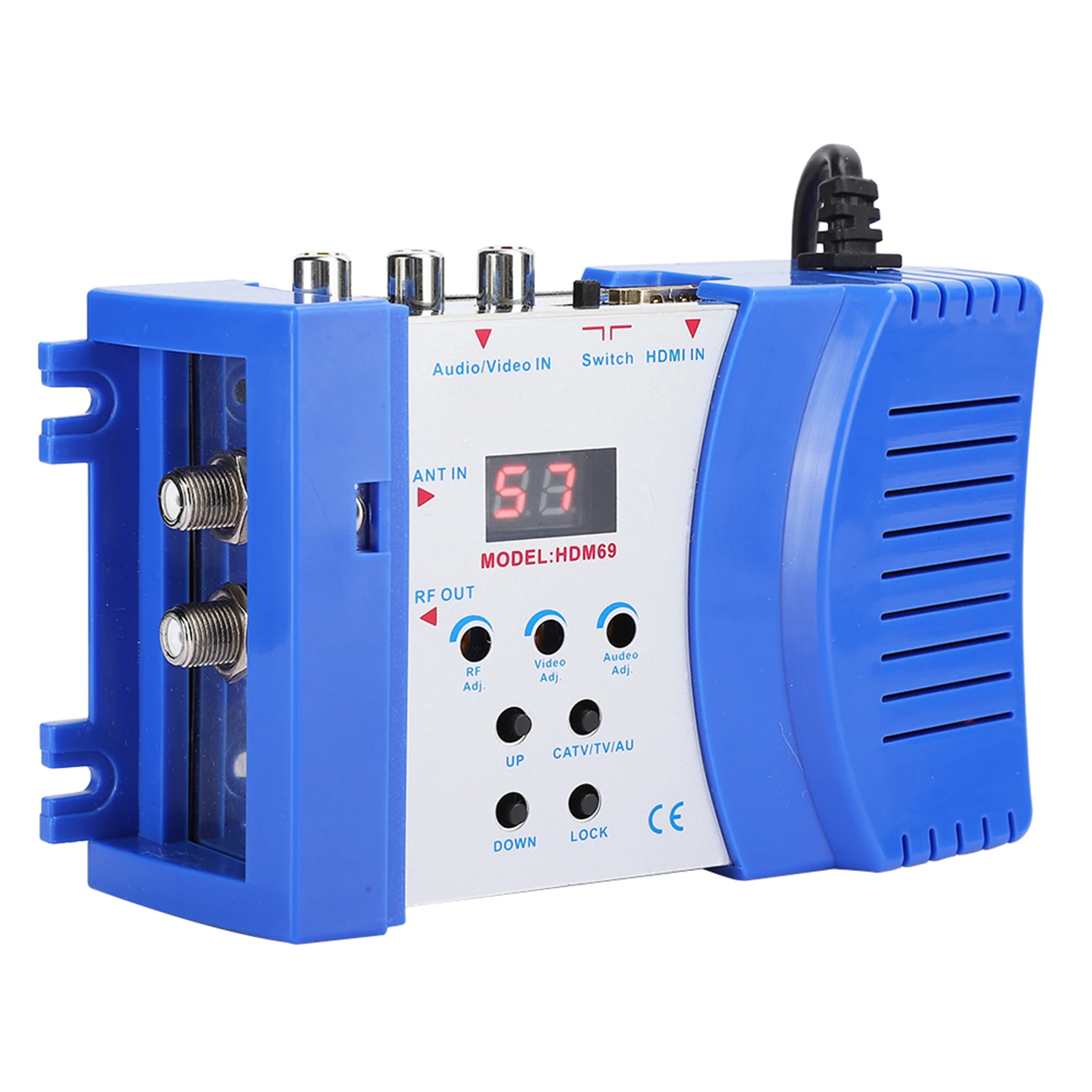 HDM69 RF HDMI ȣȯ , AV-RF ȯ, VHF UHF PAL ǥ TV  , ޴ , EU ÷ 100-240V