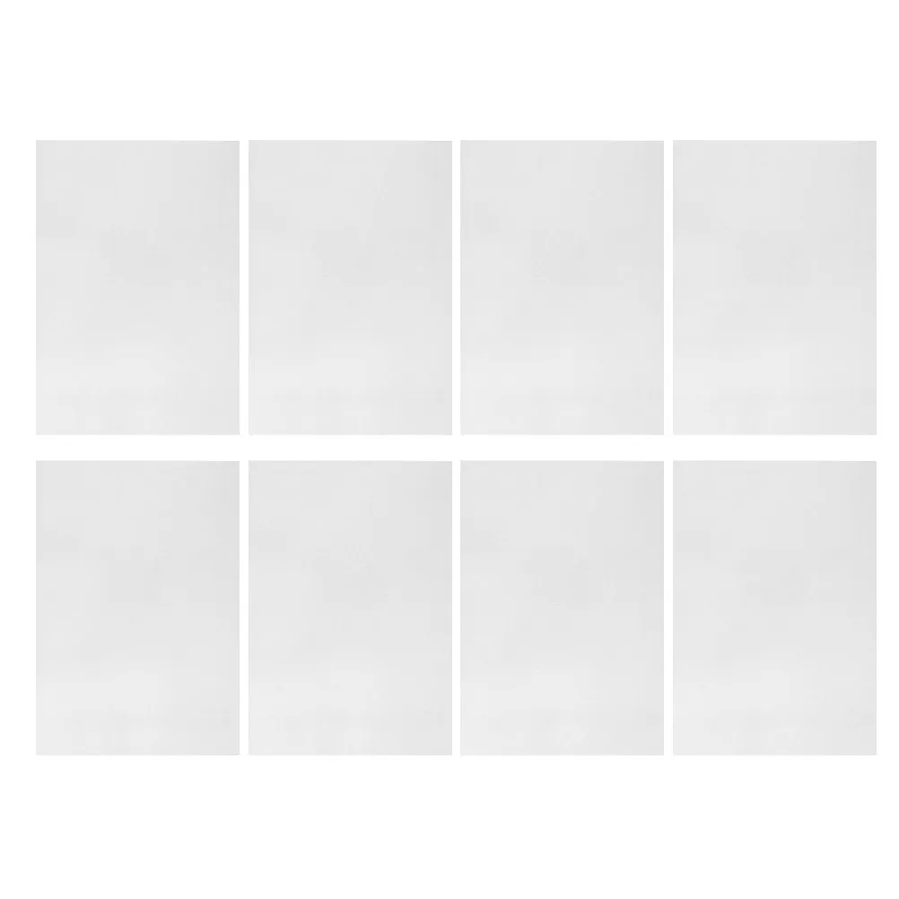 8Pcs 반투명 열수축 시트 어둠 속에서 빛나는 부드러운 마감 DIY 수공예품 유치원 창의 공예품을 위한 시트 만들기