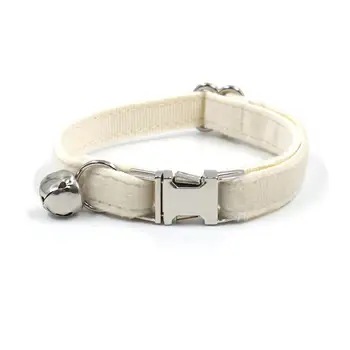 Velvet Cat Collars with Bell 4