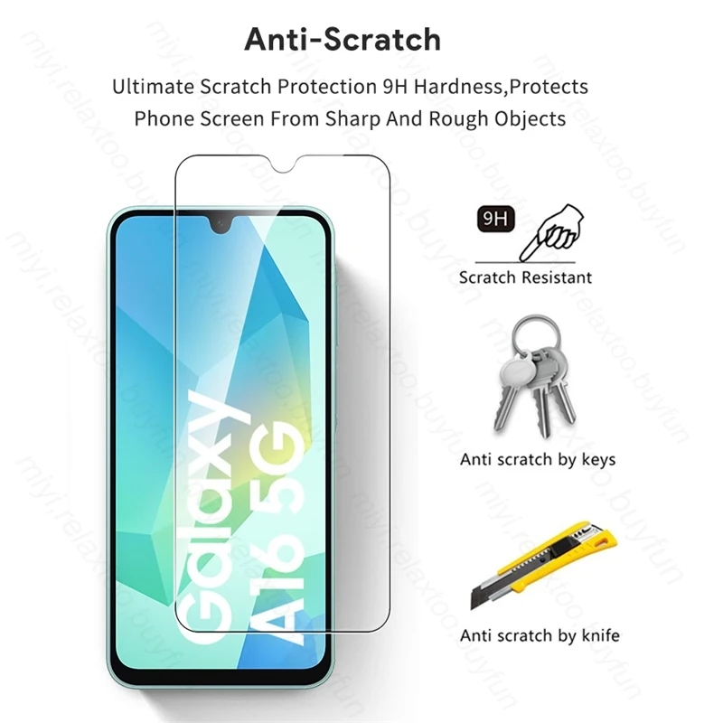 Clear 9H Tempered Glass Screen Protector Film - Premium Protection
