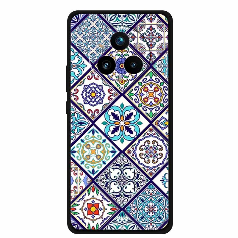 Sleek Black Silicone 3D Relief Phone Case - Cute and Soft Cover