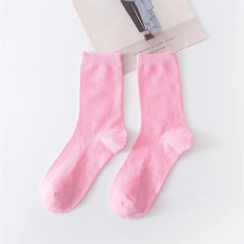 Vibrant Dance Sports Socks for Women - Breathable Cotton in Stunning Solid Colors