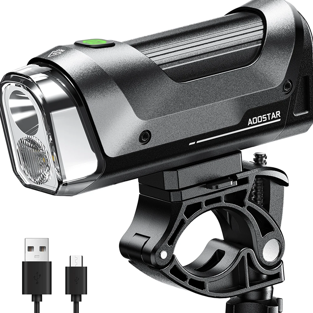 

Multifunctional Bicycle 5200mAh Headlight Riding USB Rechargeable Strong Light Cycling Flashlight Waterproof Lamp