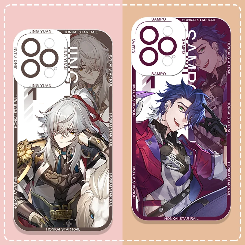 Honkai Star Rail Character Clear Phone Case