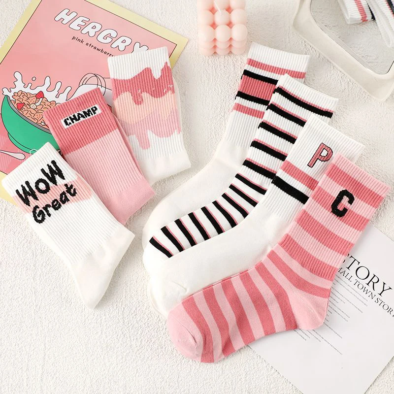 

Женские носки, модные спортивные носки в Корейском стиле с надписью для девочек, дышащие повседневные женские короткие носки