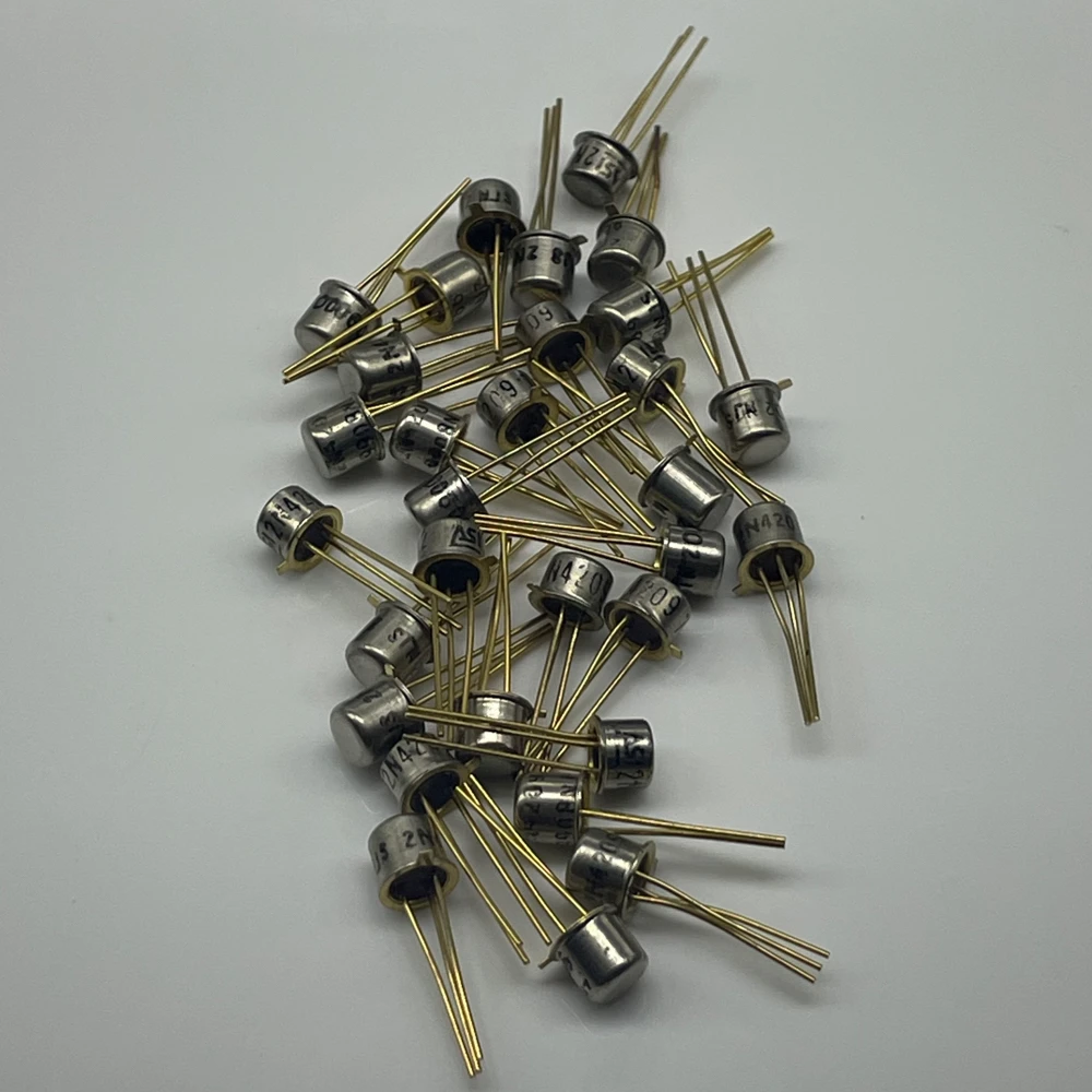 5pcs/ 2N4209 imported original gold sealed tube TO18 round cap 3 foot tube 2N4209 spot straight shot