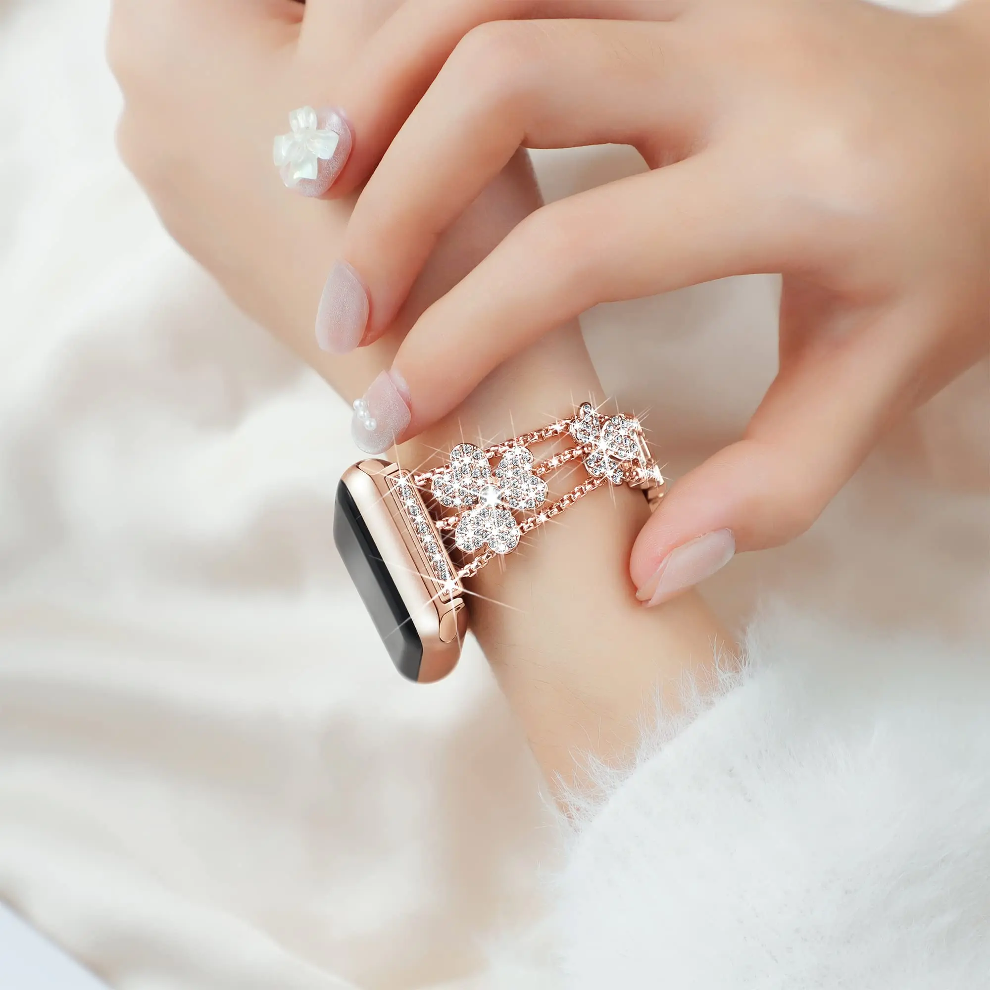 Elegant Diamond Bracelet Jewelry Chain Strap