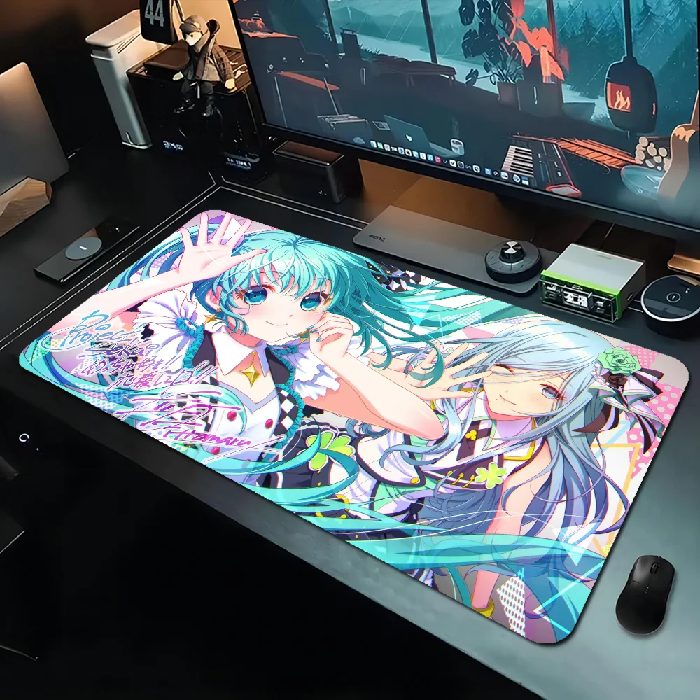 Project Sekai Large XXL Gaming Laptop Computer Desk Mat Mouse Pad Mouse Mat Notbook Mousepad Gamer 2