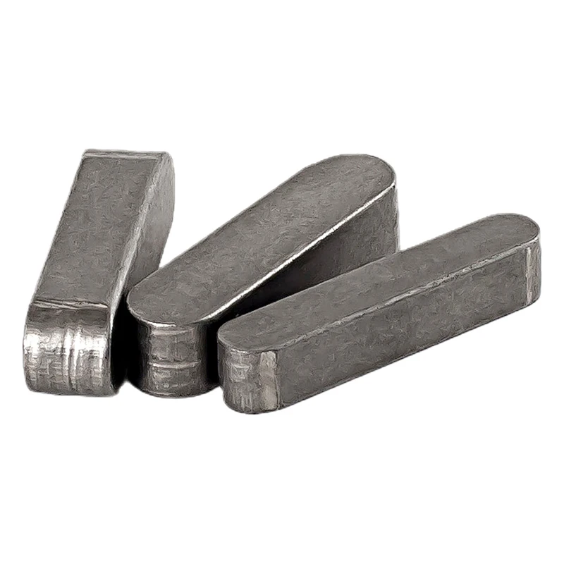 M7 탄소강 A 유형 플랫 키 다웰 드라이브 샤프트 평행 라운드 엔드 헤드 키