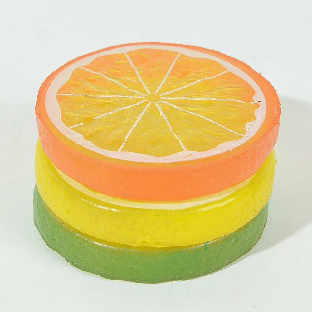 3/9pcs Mini Simulation Fruit Lemon Slices Fake Artificial Plastic Fruit Model Decorative Wedding Ornament Festival Decoration