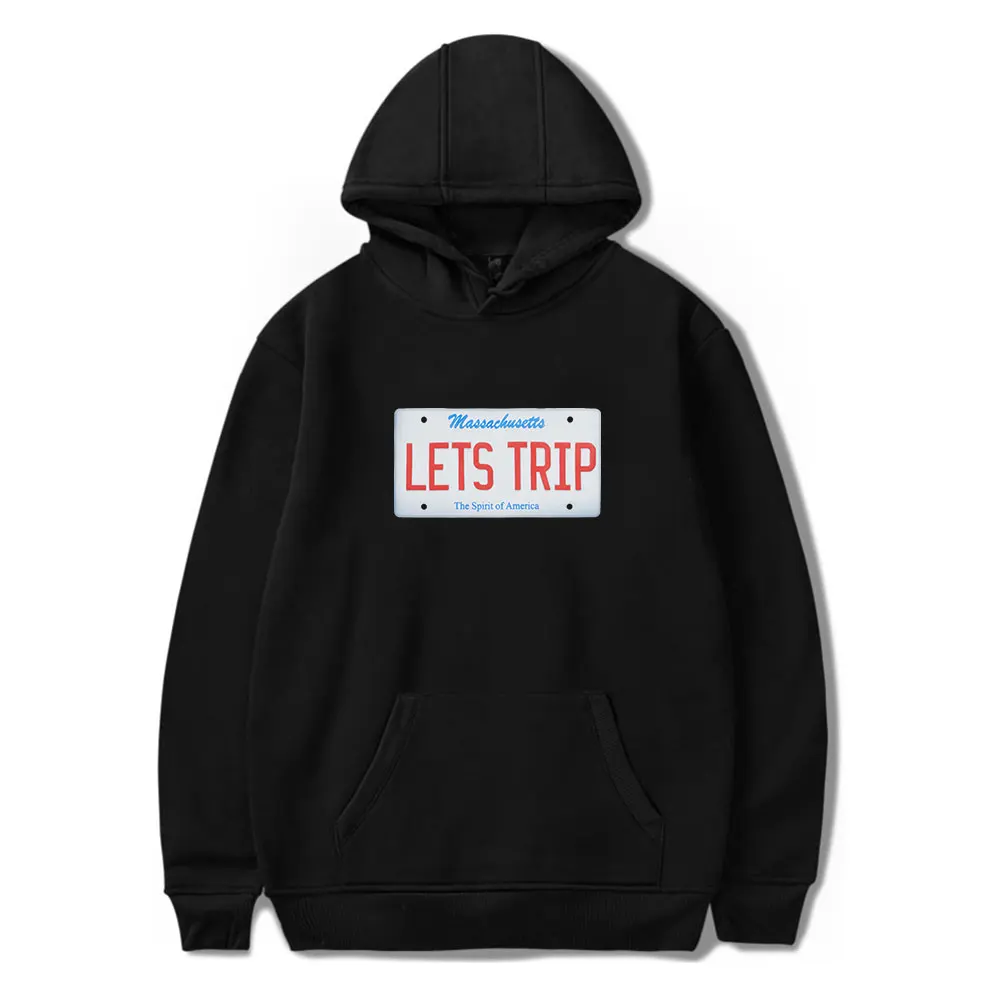 

Свитшот унисекс с тройной надписью Let's Trip, 5 миллионов арок
