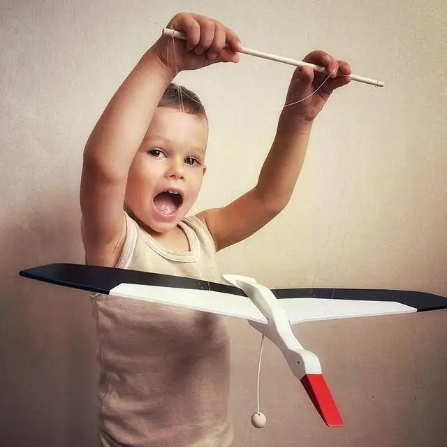 Creative Wall Hanging Seagull Wood Doll Family Bedroom Decor Ornaments Hanging Decor Room Wodden Nursery Toy Nursery K4Y2 1