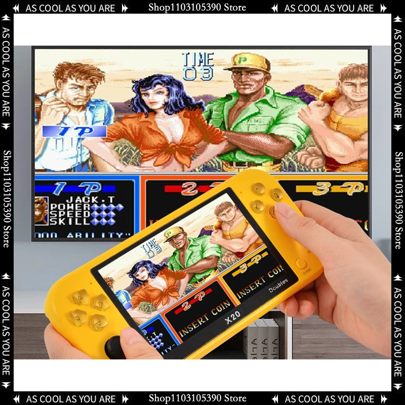 

X20 Handheld Arcade 5.1-inch Hd Retro Ps Rocker Handheld Gba Game Console Built-in 10,000 Game Handheld Retro Gamepad