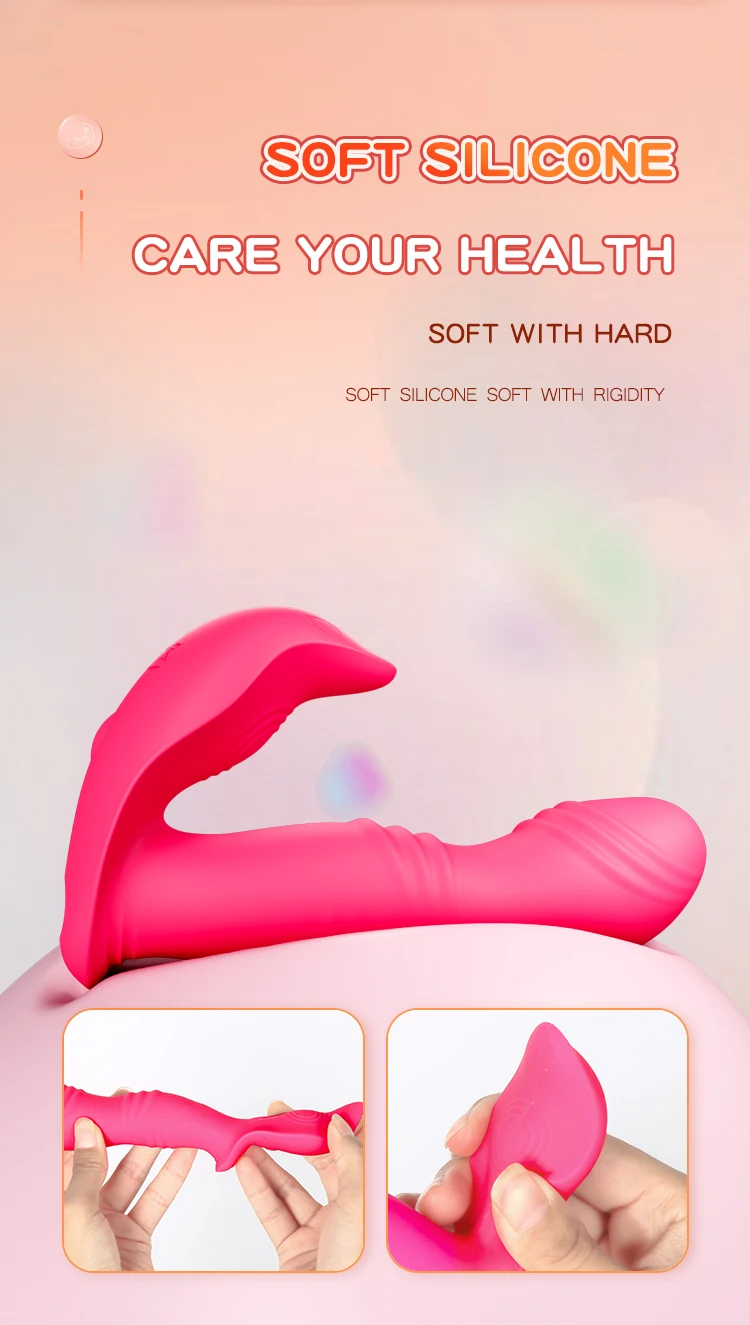 Suction Cups Vibrators Woman with Control Vibrating Magic Wand Dildo Thrusting Inflatable Real Dildo Sex Toy Fox Lesbian Toys