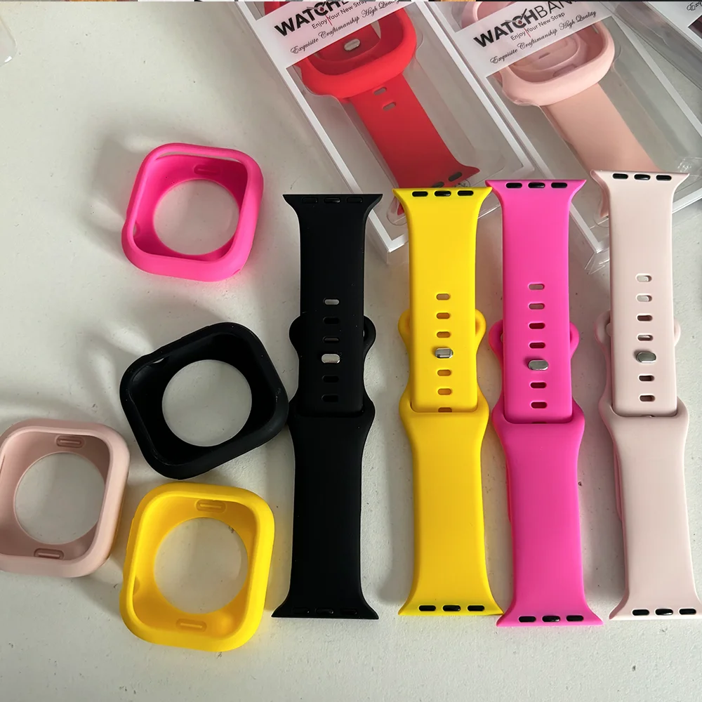 Versatile Silicone Strap with Protective TPU Case