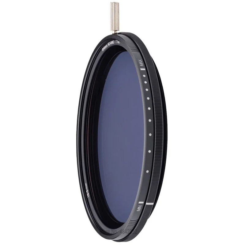 Nisi ND-Vario Pro Nano 1 5-5 остановок Улучшенный переменный ND фильтр 49 52 58 62 67 72 77 82 мм 95 для