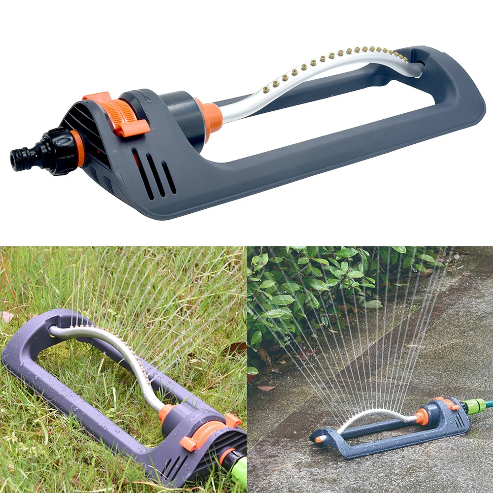 

19 Hole Jets Automatic Lawn Oscillating Sprinkler Watering Irrigation Grass Garden Tool Swing Type Spray Nozzle Sprinkler System