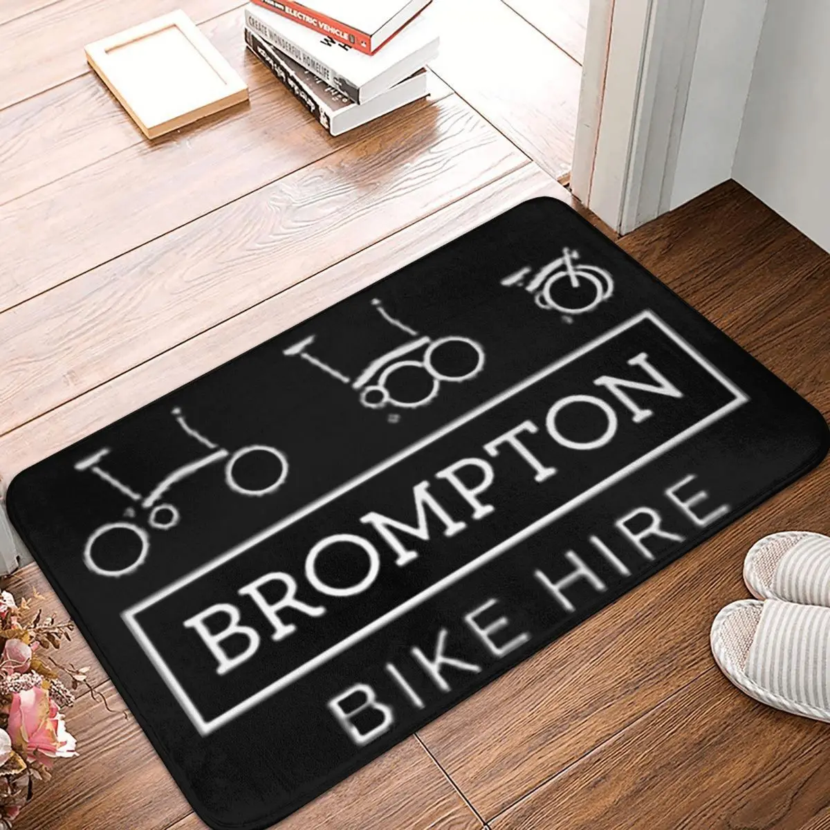 

Brompton Bike Doormat Rug Carpet Mat Footpad Polyester Anti-slip Washable Front Room Corridor Kitchen Bedroom Balcony Toilet