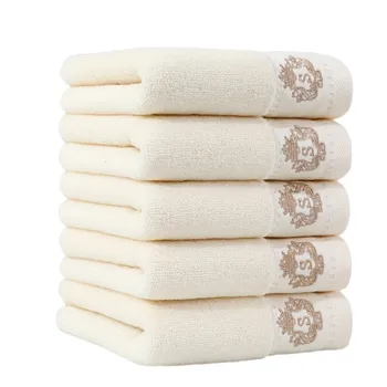 1/5/10PCS Crema Bagno Asciugamano di cotone 35x75cm 70x140cm Mano Viso Grande Asciugamano da bagno Morbido regalo Assorbente Sport Assorbente Asciugamano  1
