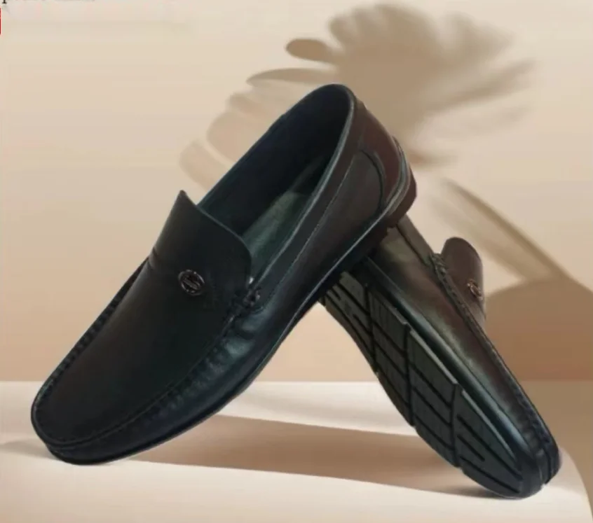 Doudou Le Fu schoenen van echt leer, nieuwe zolen en zachte herenschoenen met één voet_voghion.com