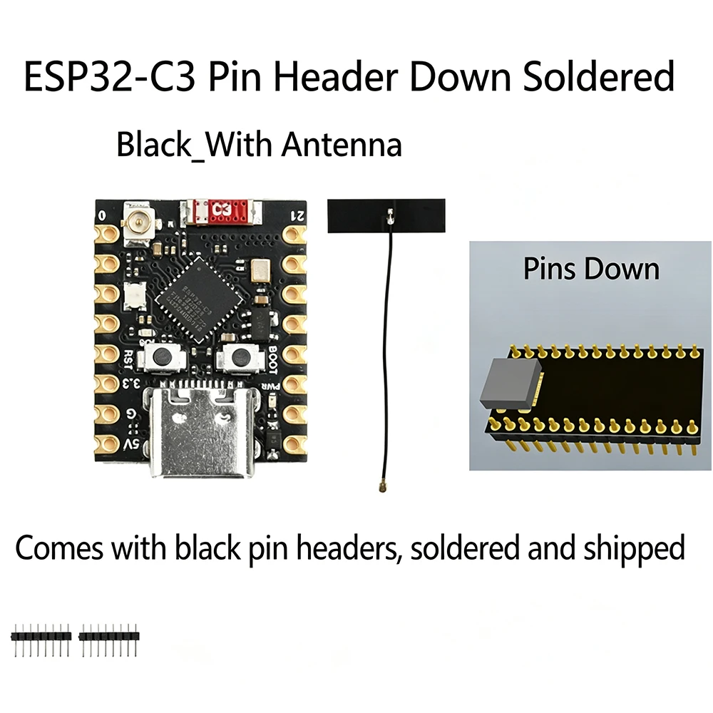 ตัวเลือกสินค้า ESP32-C3 บอร์ดพัฒนา WiFi Bluetooth ขนาดเล็ก