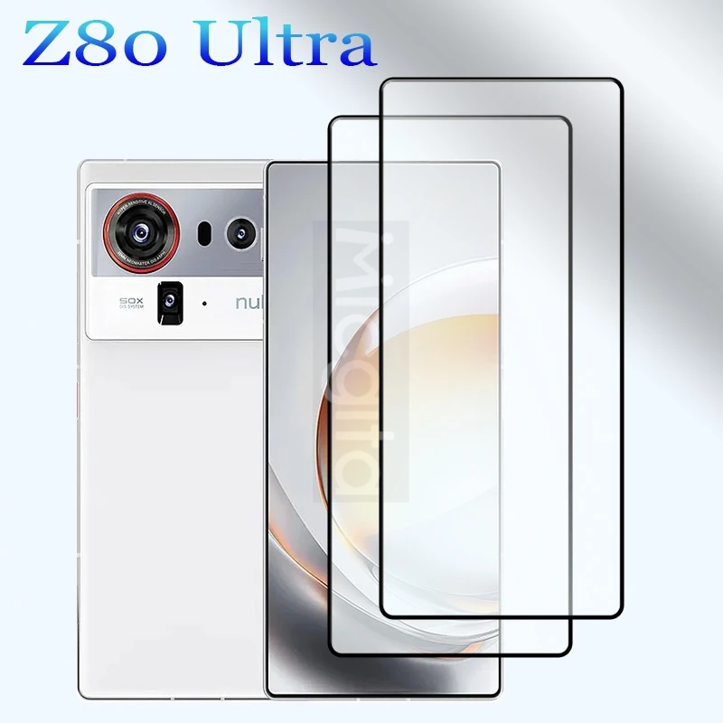 2-Pack Premium Screen Protector - 9H Anti-Scratch Tempered Glass with Full Adhesive & Shockproof Front Protection